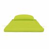 vidaXL Cuscino per Sedia 2 pcs Verde acceso 58 x 77 x 4.5 cm