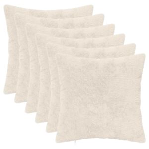 vidaXL Federa 6 pz HEERLEN Bianco 30 x 30 cm