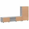 vidaXL Set mobile TV con porta FLORIN Grigio Sonoma Legno multistrato