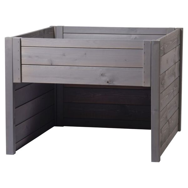 dobar Garage per Robot Tosaerba con Fioriera per Piante Grigio