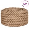 vidaXL Corda in Juta Lunga 5 m Spessa 50 mm