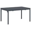 vidaXL Tavolo da Pranzo da Esterno Antracite 210 x 90 x 73 cm Acciaio