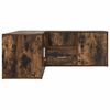 vidaXL Mobile Angolare Rovere Fumo 200x40x45 cm in Truciolato