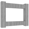 vidaXL Set Mobili Porta TV 8pz Grigio Sonoma in Legno Multistrato