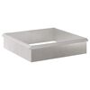 vidaXL Recinzioni per lumache 8 pcs 100 x 3,5 x 25 cm Argento