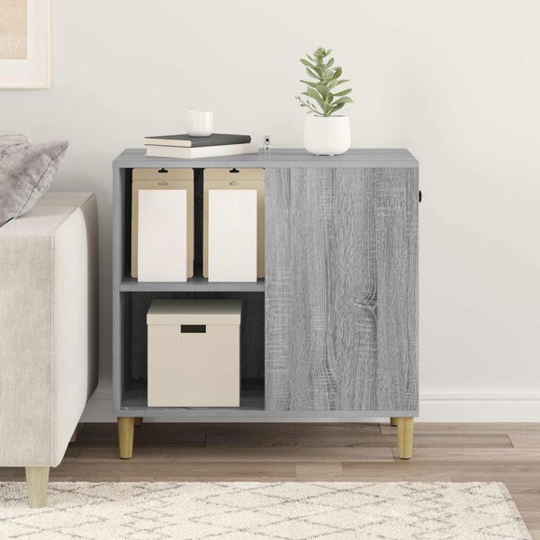 vidaXL Casa per Gatti Grigio Sonoma 72 x 42.5 x 70 cm