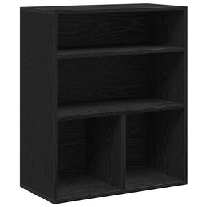 vidaXL Libreria Nera 60x30x71,5 cm in Legno Multistrato