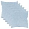vidaXL Federa 6 pz HEERLEN Azzurro 60 x 60 cm