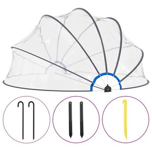 vidaXL Cupola per Piscina 440x220 cm