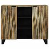 vidaXL Sideboard Marrone 90 x 33 x 75 cm legno massello di mango