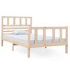 vidaXL Giroletto 90x190 cm Single in Legno Massello
