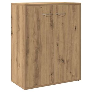 vidaXL Credenza Rovere Artigianale 60x30x75 cm in Legno Multistrato