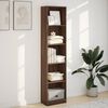 vidaXL Libreria Rovere Marrone 40x24x176 cm in Legno Multistrato