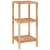 vidaXL Scaffale da Bagno 36x36x79 cm in Legno Massello di Noce