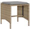 vidaXL Set Divano da Giardino 6 pz con Cuscini Beige in Polyrattan