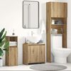 vidaXL Mobile Lavabo Bagno Rovere Artigianale Legno Multistrato