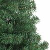 vidaXL Albero di Natale con 150 LED con supporto Verde 120 cm PVC