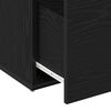 vidaXL panchina con cassetto Nero 80 x 40 x 45 cm Legno multistrato