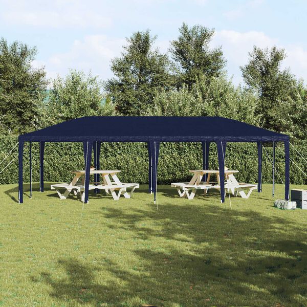 vidaXL Tenda Party Blu e Bianco 800 x 400 x 266 cm