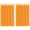 vidaXL Tende in Voile con Passanti 2 pz Arancio 140x175 cm