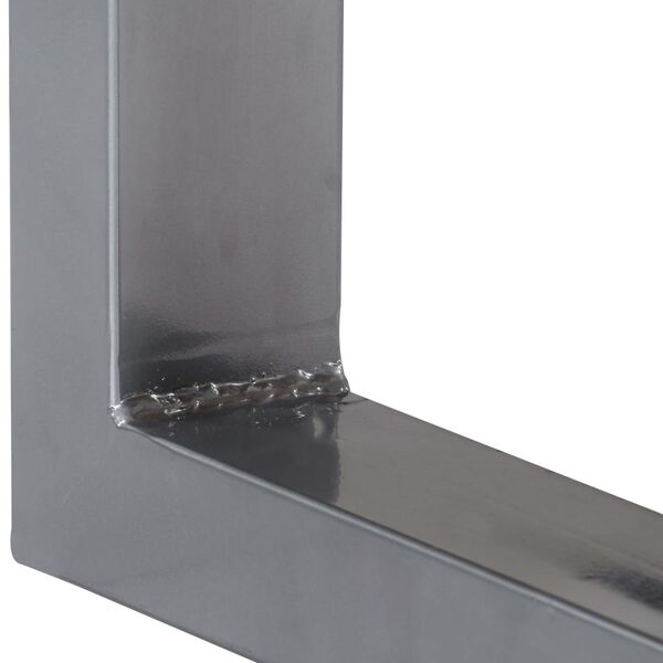 vidaXL Tavolo Consolle 115x35x76 cm Legno Massello e Ferro