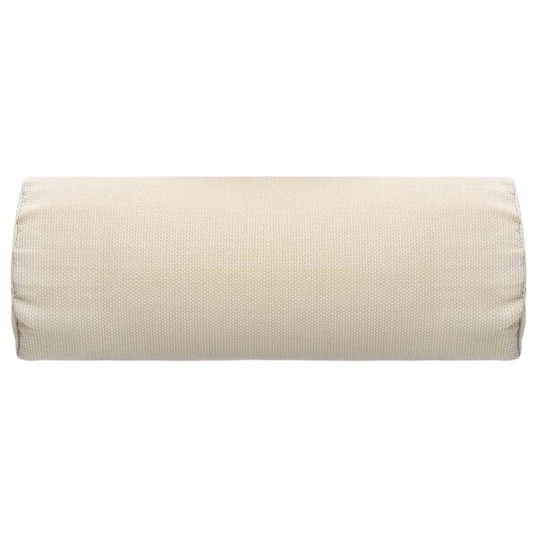 vidaXl Poggiatesta per Sdraio Crema 40x7,5x15 cm in Textilene