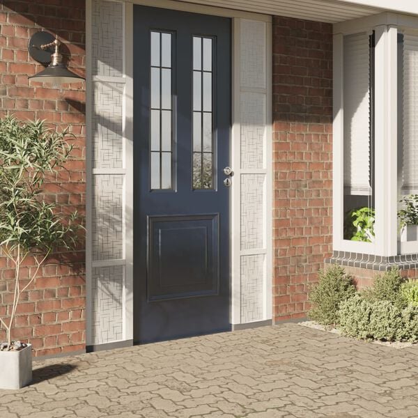 vidaXL Pellicola per Finestra Smerigliata Motivo Stella 90x500 cm PVC