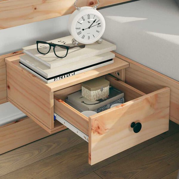 vidaXL Struttura del letto Marrone 180 x 200 cm Pino massello