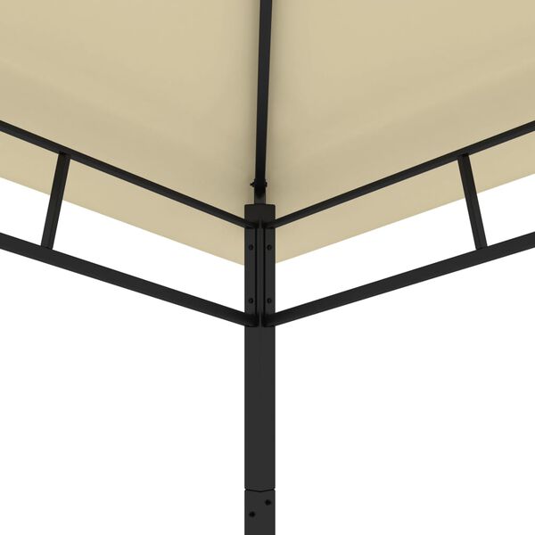 vidaXL Gazebo da Giardino 3x3x2,9 m Crema 180 g/m&sup2;
