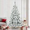 vidaXL Albero di Natale Artificiale con Rami Pieghevoli Bianco 240 cm