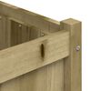 vidaXL Fioriera da Giardino 90x50x70 cm in Legno di Pino Impregnato