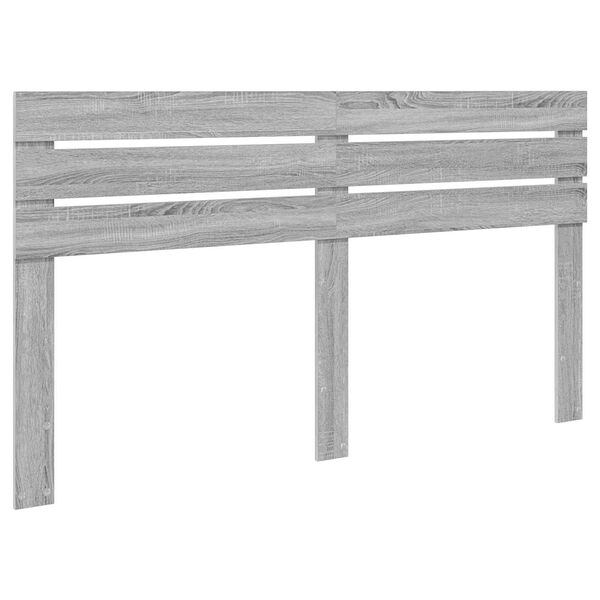 vidaXL Testiera Grigio Sonoma 200 cm Legno multistrato