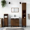 vidaXL Armadietto Bagno Rovere Marrone 65x33x60cm in Legno Multistrato