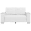 vidaXL Divano Bianco 160 x 78 x 84 cm Tessuto