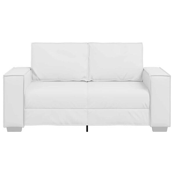 vidaXL Divano Bianco 160 x 78 x 84 cm Tessuto