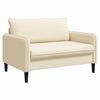 vidaXL Poltrona XXL Crema Velluto