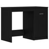 vidaXL Scrivania Rovere Nero Legno ingegnerizzato 100 x 50 x 76 cm
