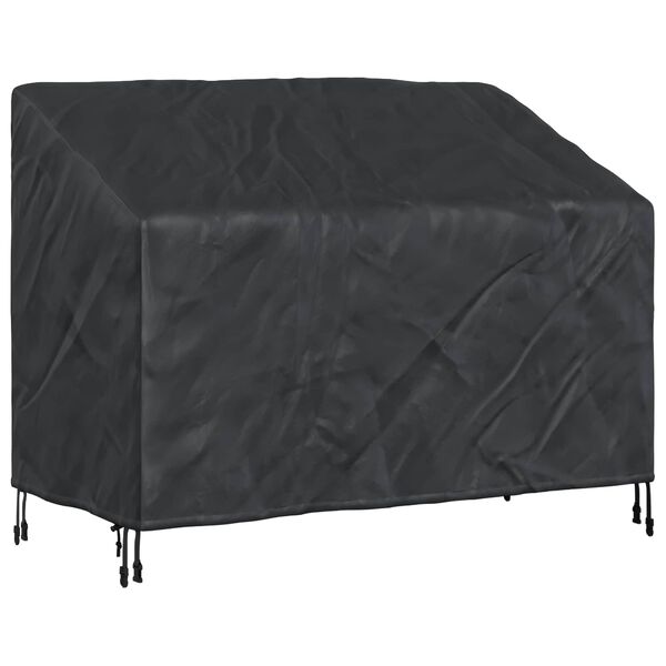 vidaXL Copertura per panchina da giardino 134 x 70 x 65 / 94 cm