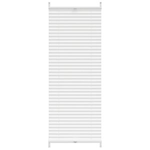 vidaXL Tenda Plissettata 40x100cm Bianca Oscurante