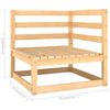 vidaXL Set Salotto Giardino 7 pz Cuscini Antracite Legno Massello Pino