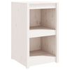 vidaXL Mobile da Cucina da Esterno MEPPEL Bianco 55x55x92 cm Legno Massello di Pino