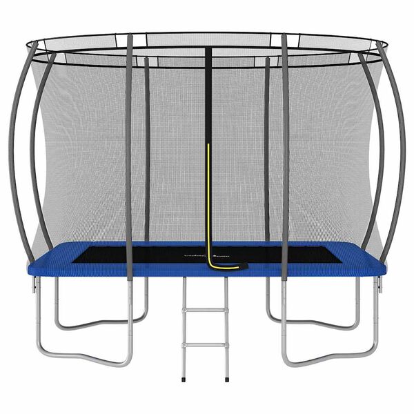 vidaXL Set Trampolino Rettangolare 274x183x76 cm 150 kg