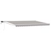 vidaXL Tenda retrattile manuale con LED 4,5 &times; 3 m