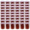 vidaXL Vasi Marmellata in Vetro Coperchio Bianco e Viola 48 pz 400 ml