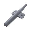 vidaXL Smorzatore a Chiusura Morbida 12 pcs Grigio 125 x 47 x 15 mm PP