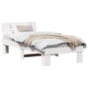 vidaXL Struttura del letto Bianco 90 x 200 cm Pino massello