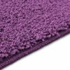 vidaXL Tappetino da bagno antiscivolo Viola 60 x 90 cm PP