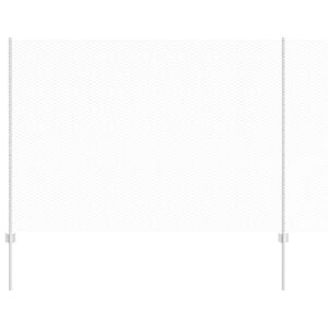 vidaXL Recinzione con Posto Argento