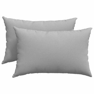 vidaXL Cuscini da Divano 2 pcs Grigio Nuvola 60 x 40 cm Tessuto