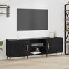 vidaXL Mobile TV Rovere nero 150 x 30 x 50 cm Legno multistrato